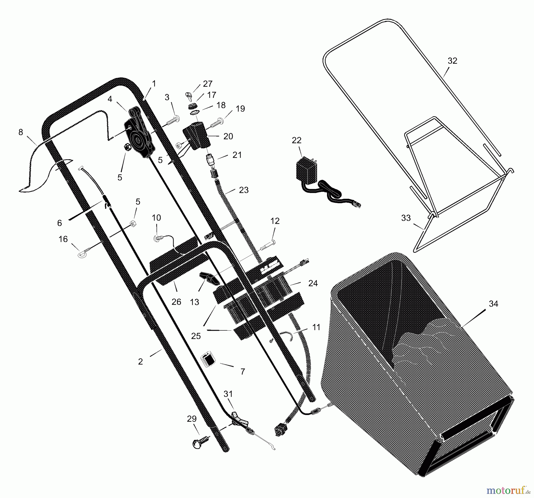  Murray Rasenmäher 228650x89B - Yard King Performance 22