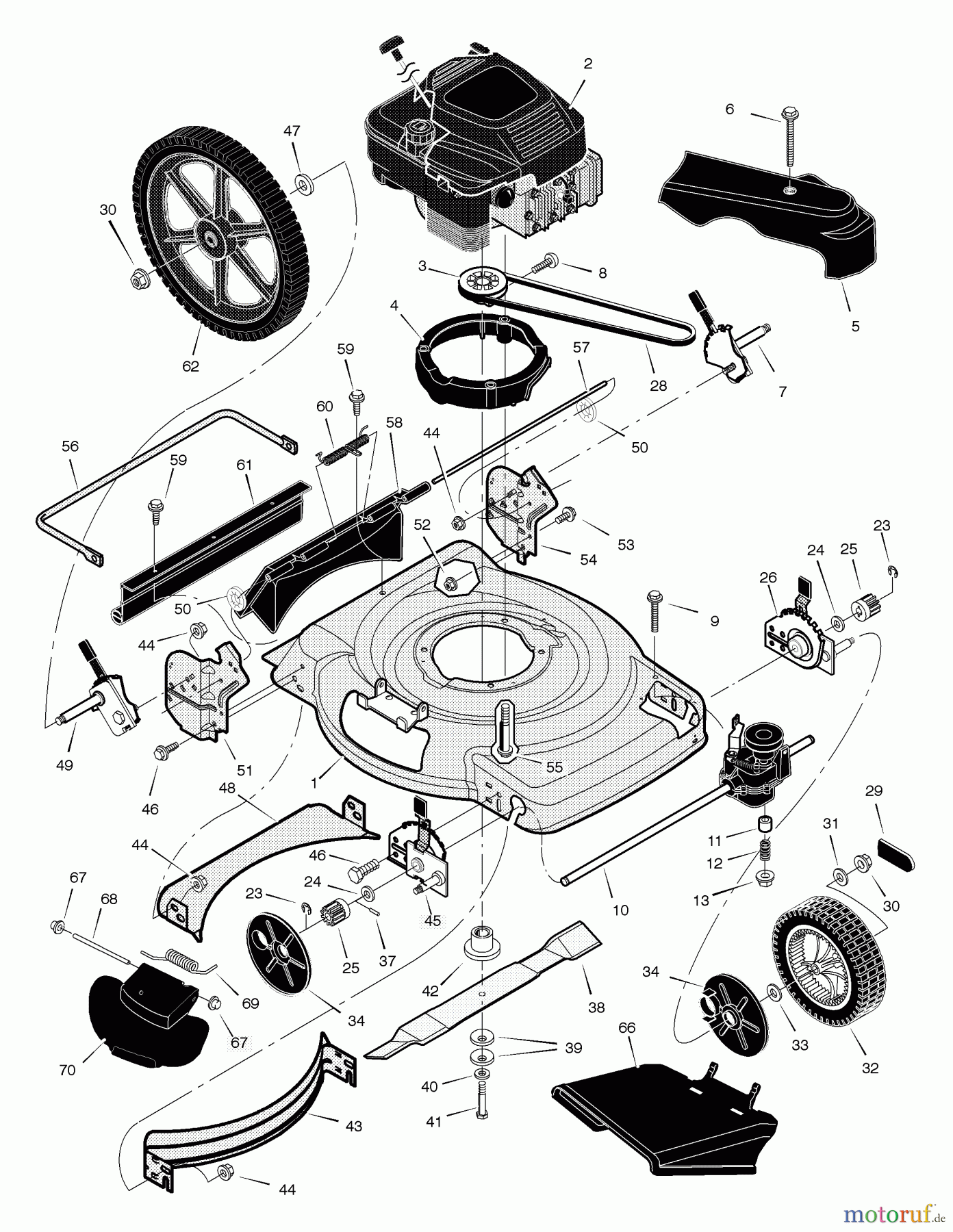  Murray Rasenmäher 229610x89C - Yard King Performance 22