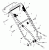 Murray 261010x89B - Yard King Performance 26" Walk-Behind Mower (2002) Ersatzteile Handle Assembly