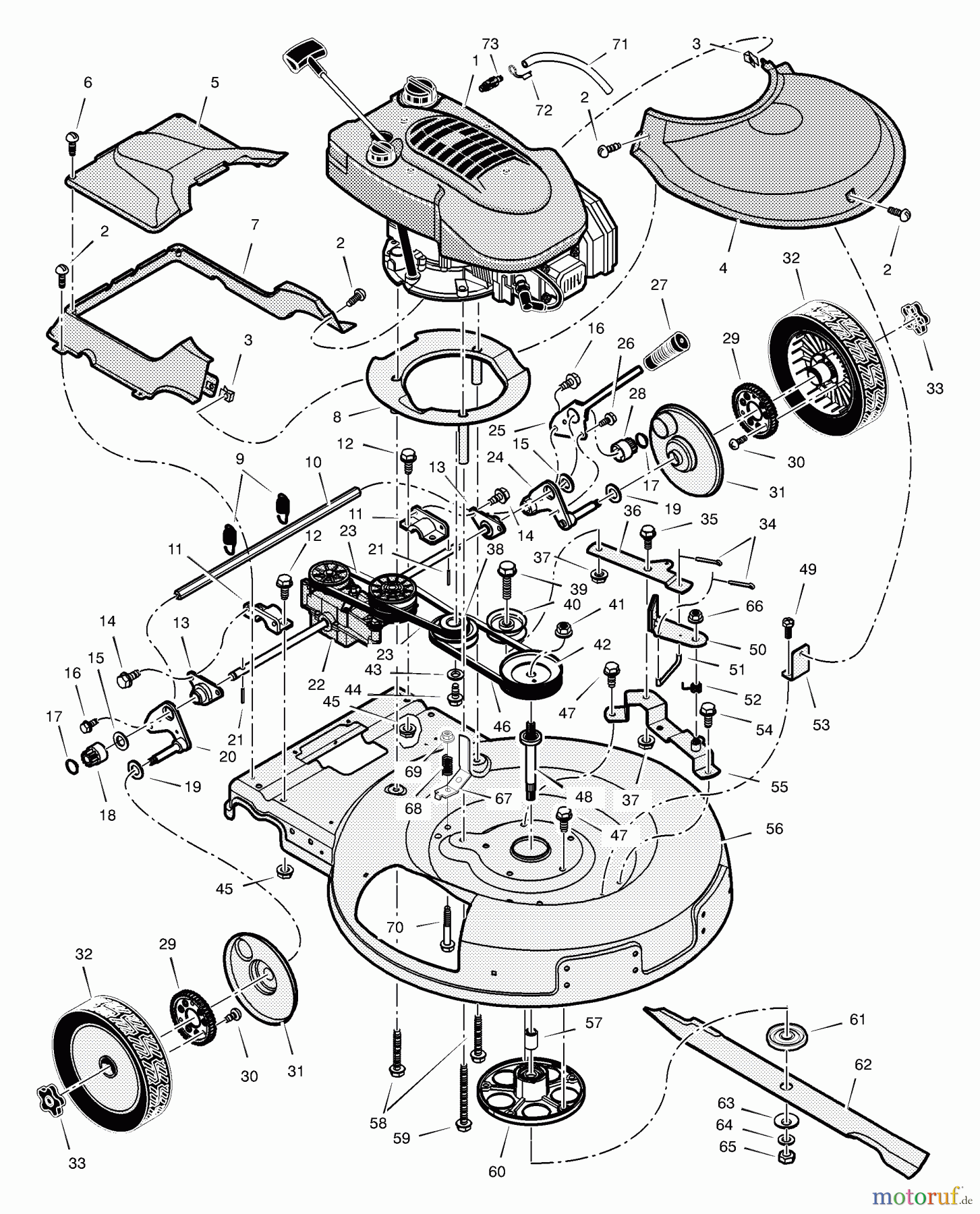  Murray Rasenmäher 261031x692A - Stanley 26