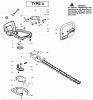 Poulan / Weed Eater GHT225LE (Type 4) - Weed Eater Hedge Trimmer Ersatzteile Cutting Equipment Type 4