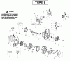 Poulan / Weed Eater BV2000LE (Type 1) - Weed Eater Barracuda Blower Ersatzteile Engine Type 1