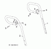 Poulan / Weed Eater PR18530ES (96198004904) - Poulan Pro Snow Thrower (2012-08) Listas de piezas de repuesto y dibujos HANDLE CONTROLS #1