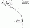 Poulan / Weed Eater 31WG - Weed Eater WeedN Go String Trimmer Ersatzteile Shaft