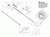 Poulan / Weed Eater PP131 - Poulan Pro String Trimmer Listas de piezas de repuesto y dibujos Handle & Shaft Assembly