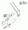 Poulan / Weed Eater PP25E - Poulan Pro String Trimmer Listas de piezas de repuesto y dibujos Drive Shaft Assembly