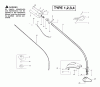 Poulan / Weed Eater TE450CXL (Type 1) - Poulan String Trimmer Listas de piezas de repuesto y dibujos Handle, Chassis & Bar Assembly