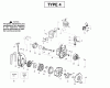 Poulan / Weed Eater PPBVM200LE (Type 4) - Weed Eater Blower Ersatzteile Engine Assembly Type 4