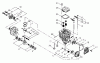 Shindaiwa AHS2510 - Articulating Hedge Trimmer Listas de piezas de repuesto y dibujos Clutch, Crankshaft, Valve Train, Piston
