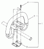 Shindaiwa AHS2510 - Articulating Hedge Trimmer Listas de piezas de repuesto y dibujos Handle