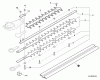 Shindaiwa DH231 - Hedge Trimmer, Dual-Sided, S/N: T09213001001 - T09213999999 Listas de piezas de repuesto y dibujos Blades - 24"