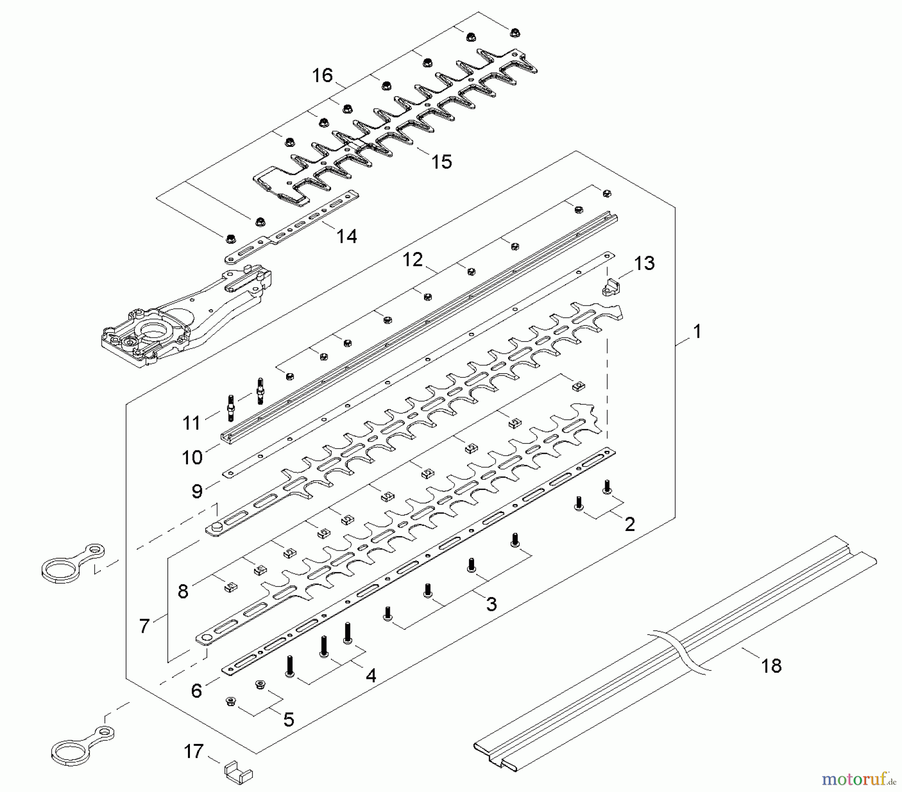  Shindaiwa Heckenscheren DH2510 - Shindaiwa Hedge Trimmer, Dual-Sided 24