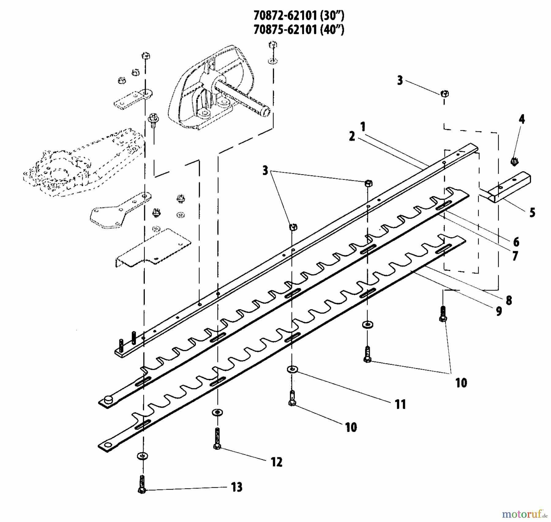  Shindaiwa Heckenscheren HT230 - Shindaiwa Hedge Trimmer, Single-Sided Cutter