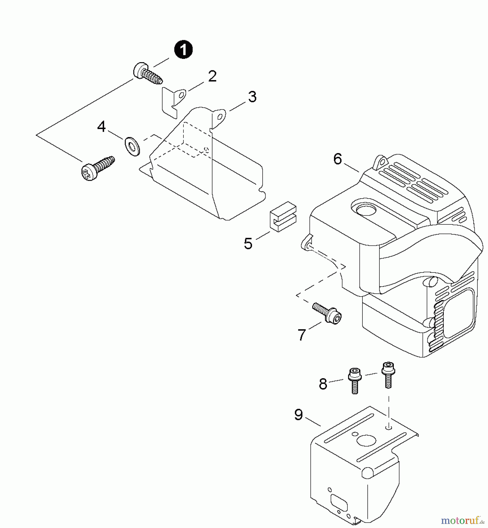  Shindaiwa Bläser / Sauger / Häcksler / Mulchgeräte EB633RT - Shindaiwa Back Pack Blower, Engine Cover