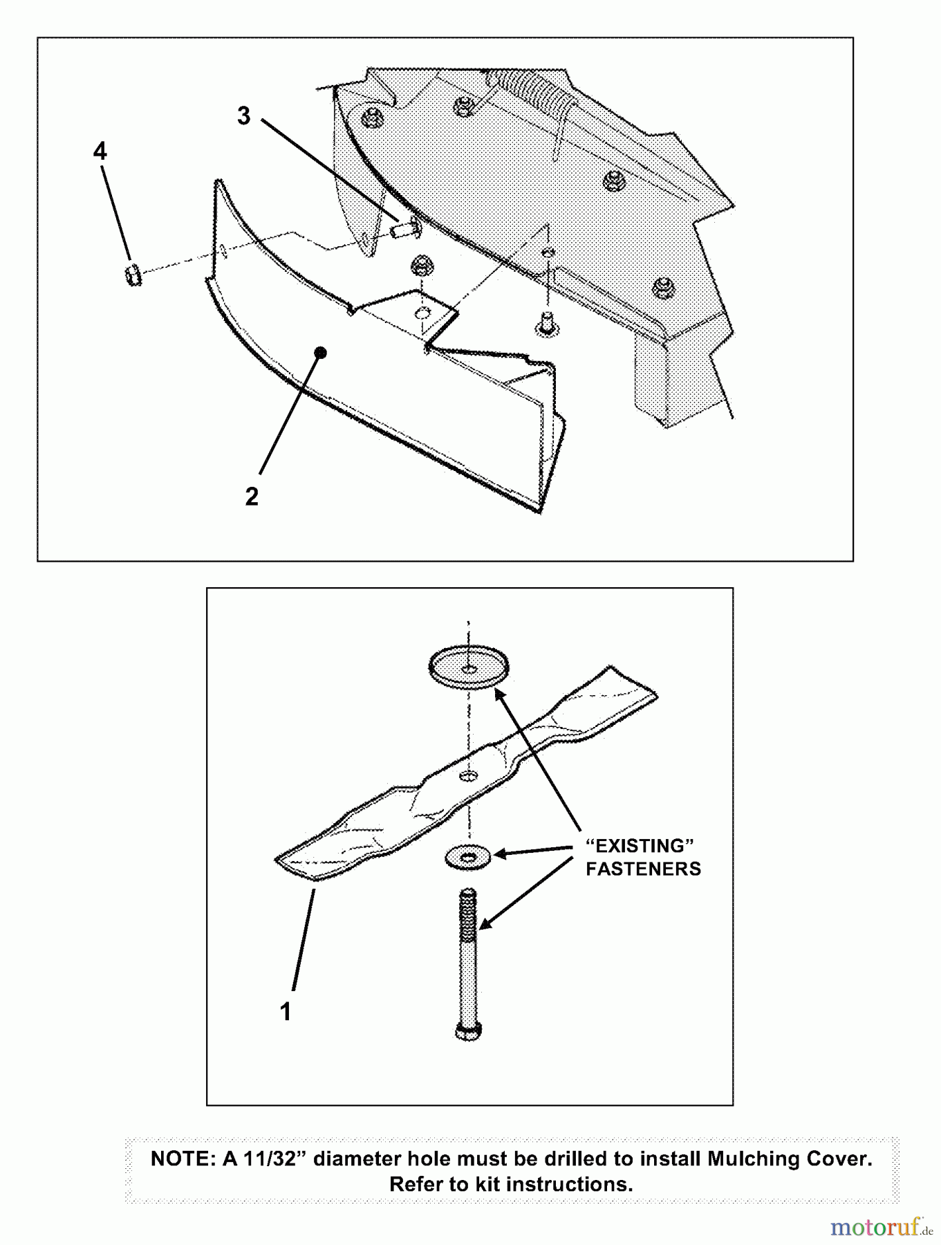 Snapper Zubehör. Rasenmäher 7063110 - Snapper Wave Blade Mulching Kit, 48