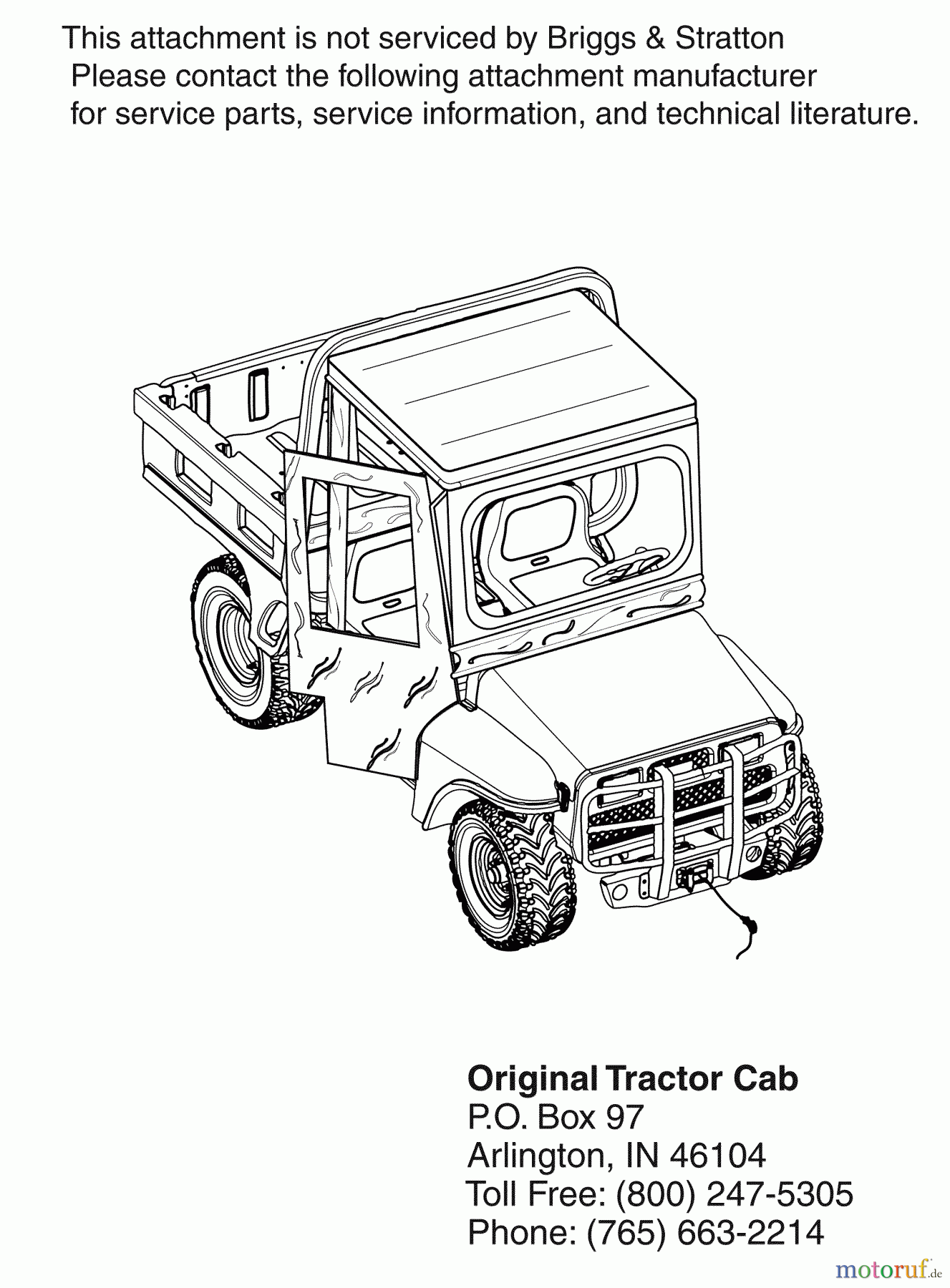 Snapper Zubehör. Rasenmäher 7600015 - Snapper Cab, Soft Side, Trail Cruiser Soft Side Cab