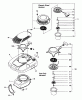 Snapper EH18V - 6.5 HP OHV Robin Engine, 4-Cycle Listas de piezas de repuesto y dibujos Cooling, Starting Group