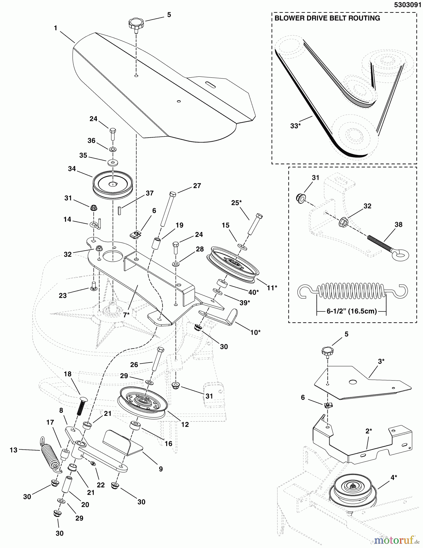  Snapper Zubehör. Rasenmäher 5600610 - Snapper 48