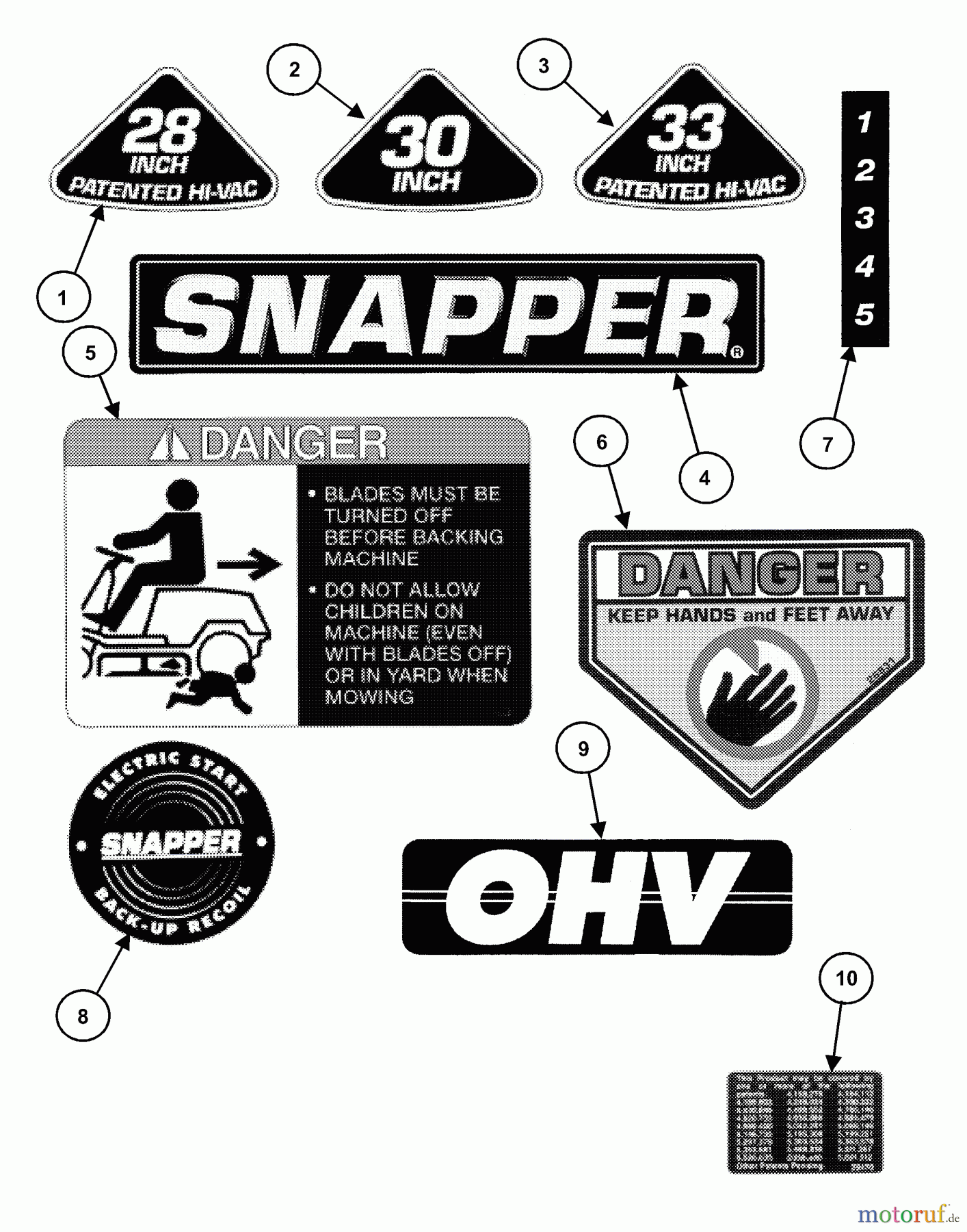  Snapper Reitermäher 301022BE (84701) - Snapper 30