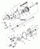 Snapper CP21500KWV (80474) - 21" Walk-Behind Mower, 5 HP, Steel Deck, Series 0 Listas de piezas de repuesto y dibujos Transmission (Differential)