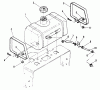 Snapper PP71250KW - Wide-Area Walk-Behind Mower, 12.5 HP, Gear Drive, Pistol Grip, Series 0 Ersatzteile Fuel Tank Assembly