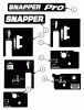 Snapper SPLH160BV (80914) - Wide-Area Walk-Behind Mower, 16 HP, Hydro Drive, Loop Handle, Series 0 Ersatzteile Decals (Part 2)