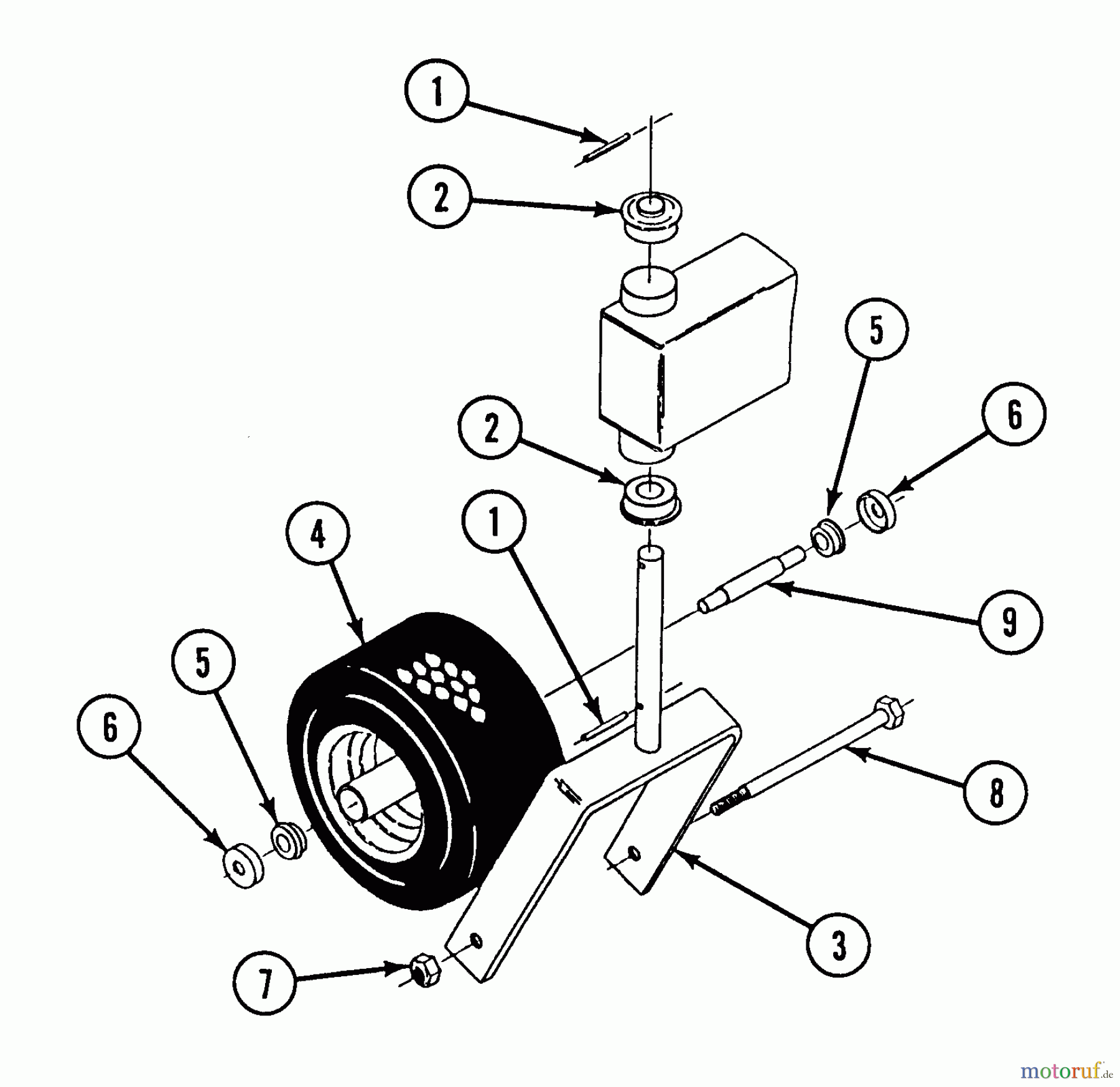  Snapper Nullwendekreismäher, Zero-Turn ZU2013K (80188) - Snapper 20 HP Zero-Turn Mower, Twin Stick, Unistat Drive, ZTR Series 3 Caster Wheel Parts