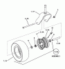 Snapper NZM25612KWV (85675) - 61" Zero-Turn Mower, 25 HP, Kawasaki, Mid Mount, Z-Rider Commercial Lawn & Turf Series 2 Pièces détachées CASTER WHEEL ASSEMBLY
