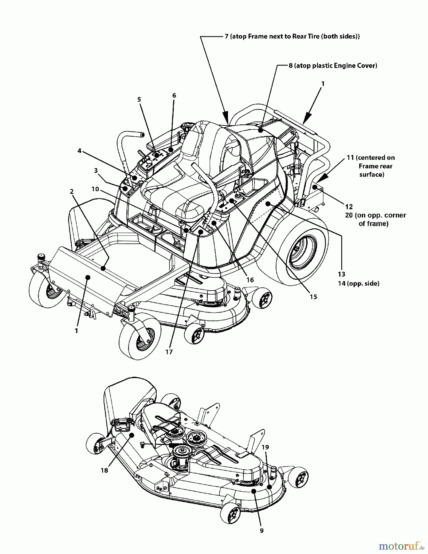  Snapper Nullwendekreismäher, Zero-Turn RZT26520 (7800765) - Snapper 52
