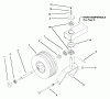 Snapper ZU2014K (80455) - 20 HP Zero-Turn Mower, Twin Stick, Unistat Drive, ZTR Series 4 Listas de piezas de repuesto y dibujos Caster Wheel Assembly