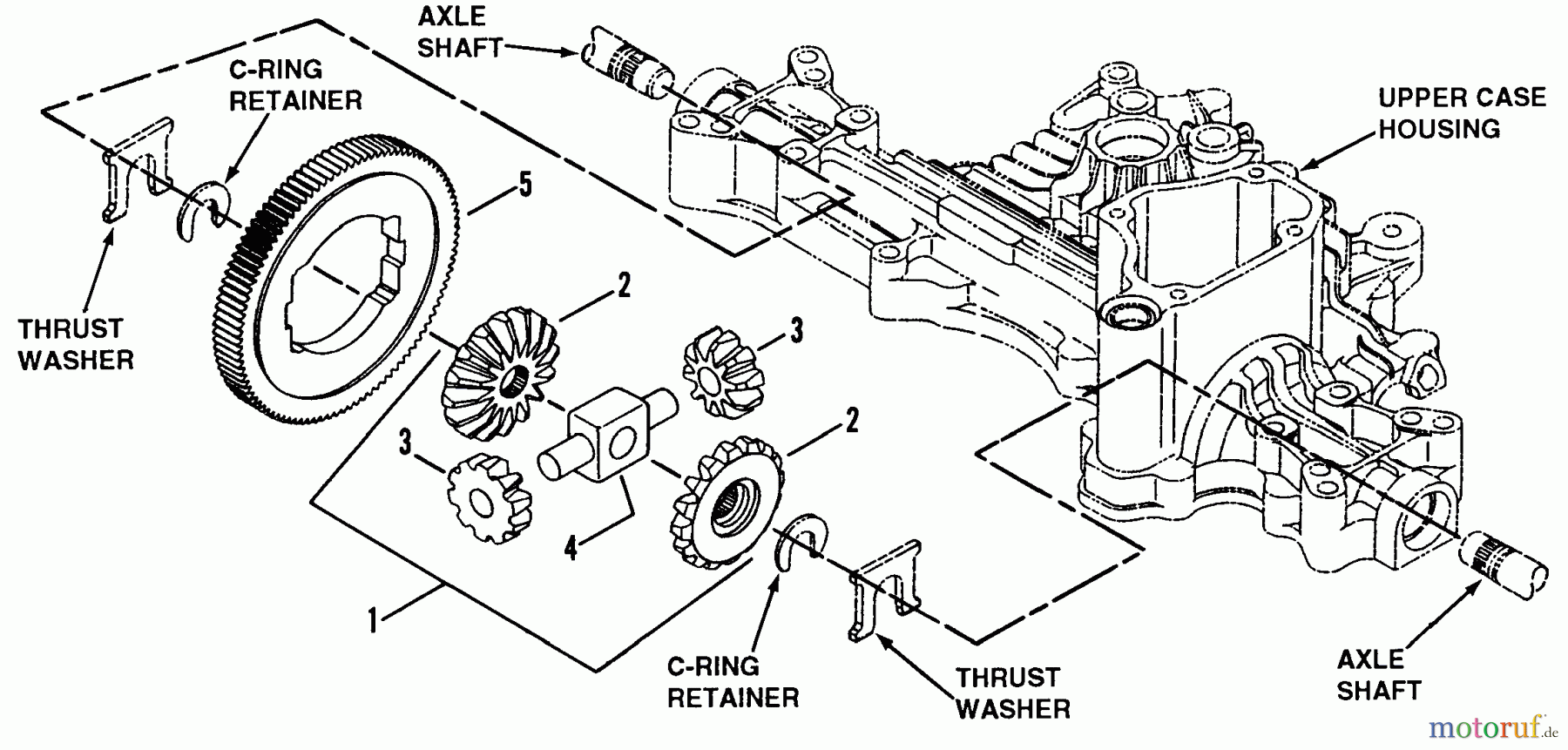  Snapper Sonstiges K55 - Snapper Tuff Torq Hydrostatic Transaxle Differential Gear Assembly