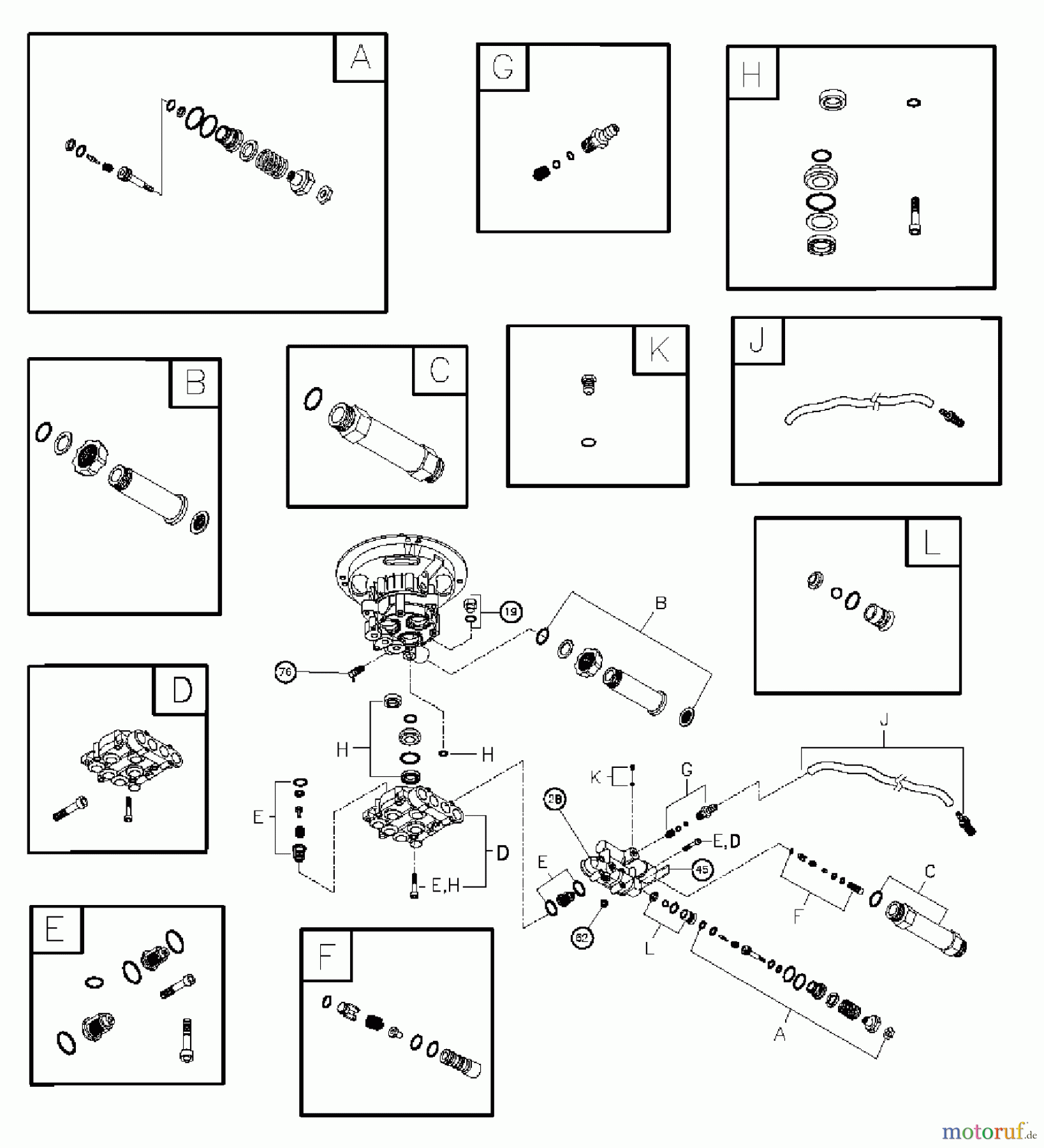 Snapper Hochdruckreiniger PW24500 (020229, 85908) - Snapper Pressure Washer, 2 GPM, 6.5 HP PRESSURE WASHER PUMP
