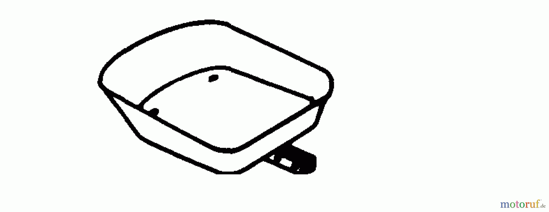  Snapper Motorhacken und Kultivierer R5000 - Snapper Rear Tine Tiller, 5 HP, Series 0 7060559 Hauling Tray Kit