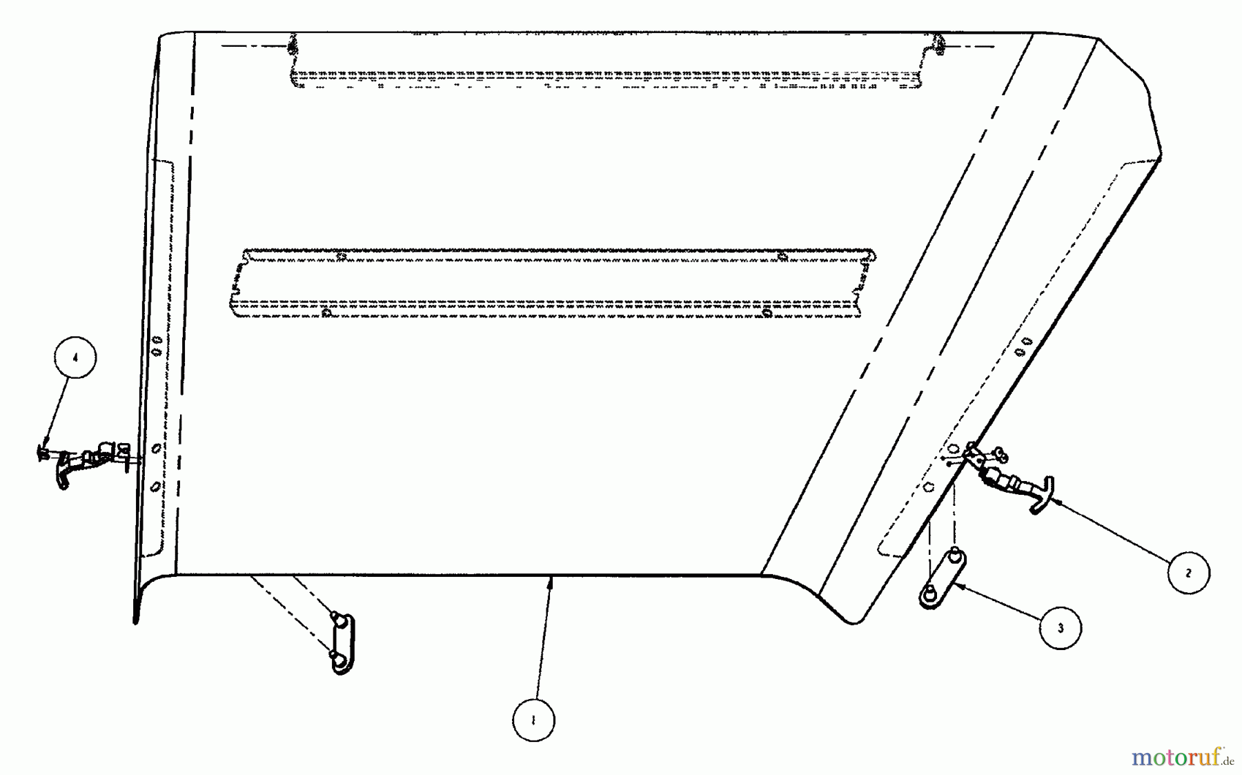  Snapper Utility Vehicles GC9520KW (84449) - Snapper 2x2 Grounds Cruiser Utility Vehicle, 9.5 HP, Series 0 Hood Group