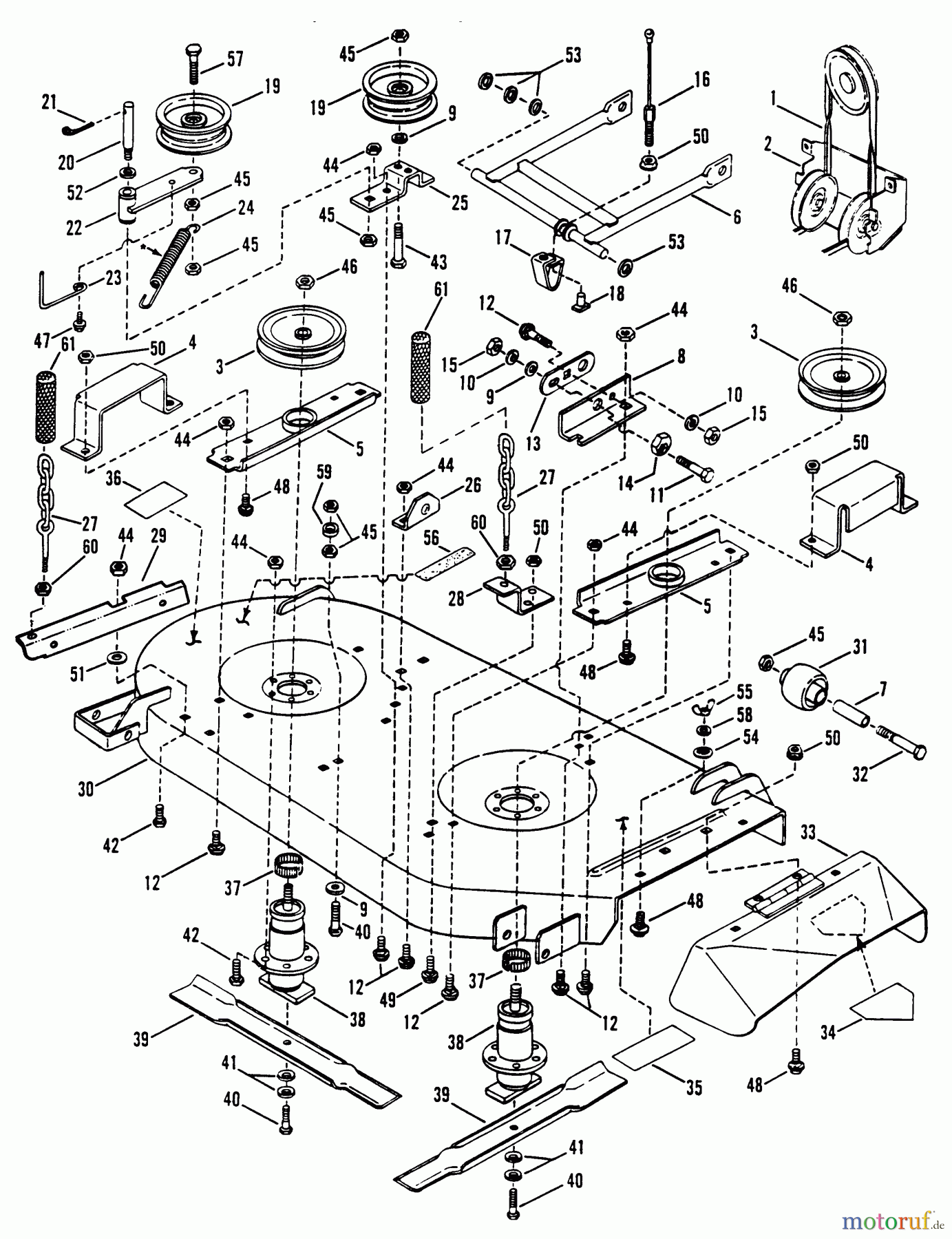Snapper Zubehör. Rasenmäher 7060947 - Snapper Bag N-Wagon, 30 Bushel EGT180H425K (80544) 42