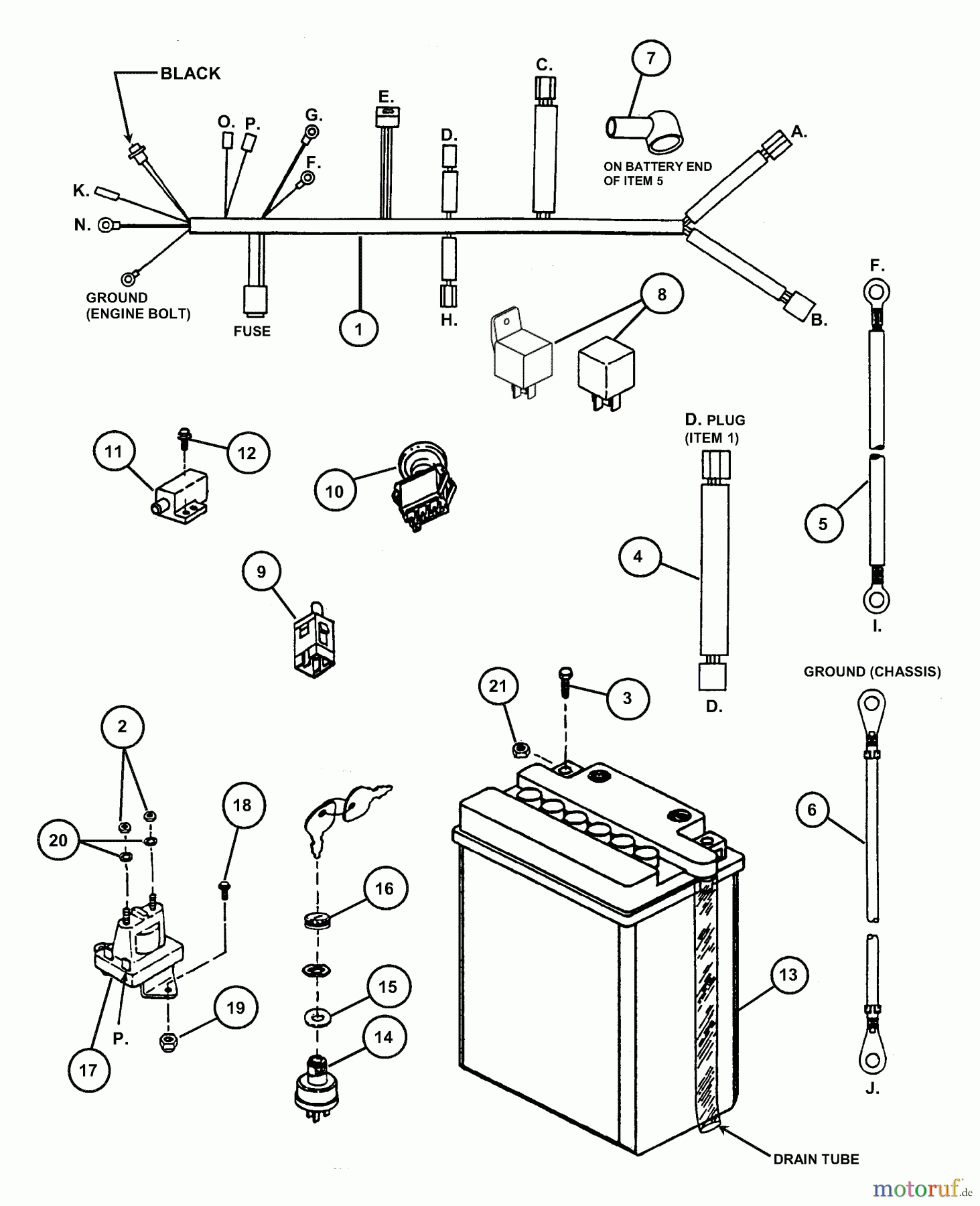  Snapper Zubehör. Rasenmäher 7060947 - Snapper Bag N-Wagon, 30 Bushel YZ145383BVE 38