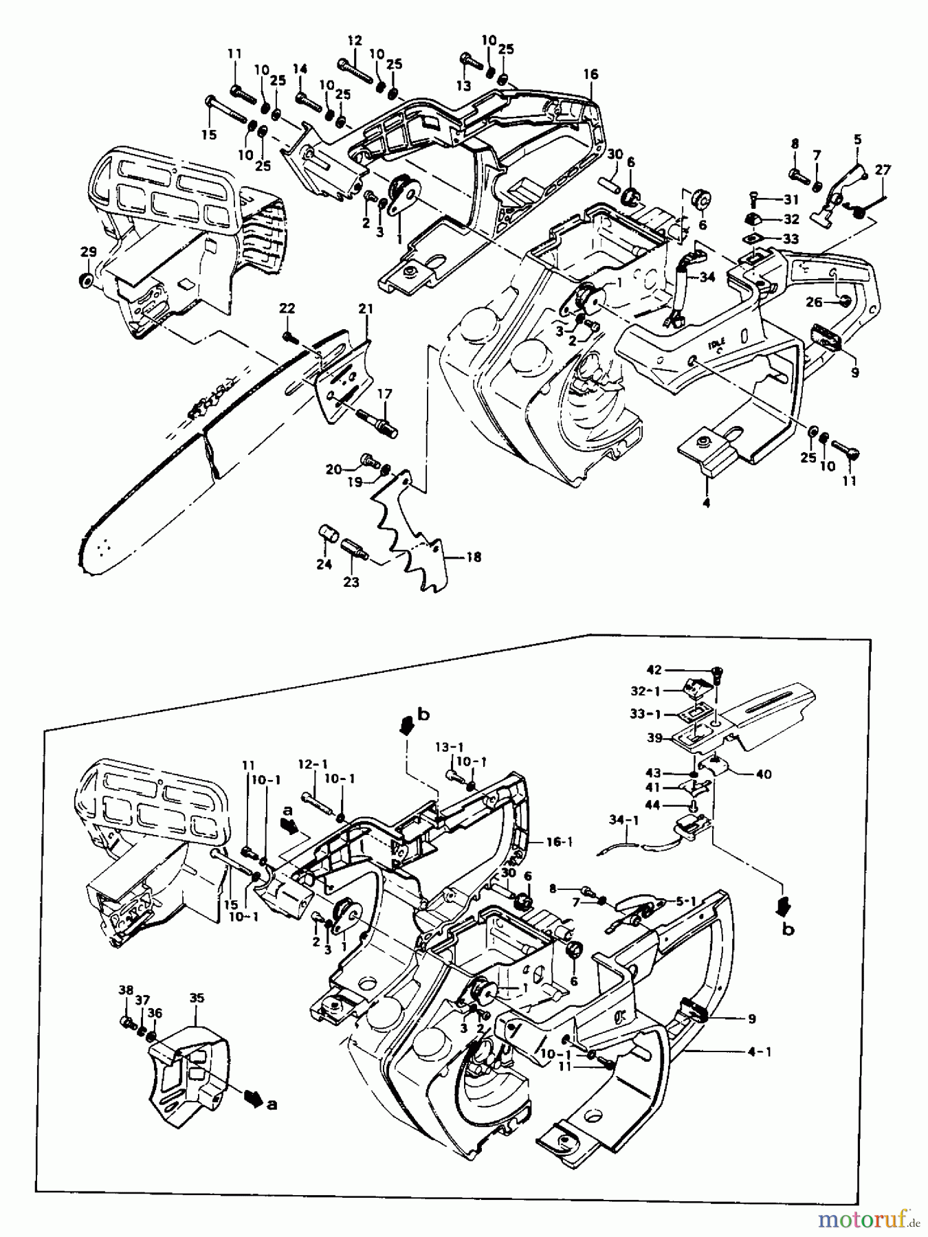  Tanaka Motorsägen ECS-356 - Tanaka Chainsaw Rear Handle