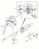Tanaka TBC-250 - Grass Trimmer / Brush Cutter Listas de piezas de repuesto y dibujos Handle, Throttle Lever, Shaft (Part 2)