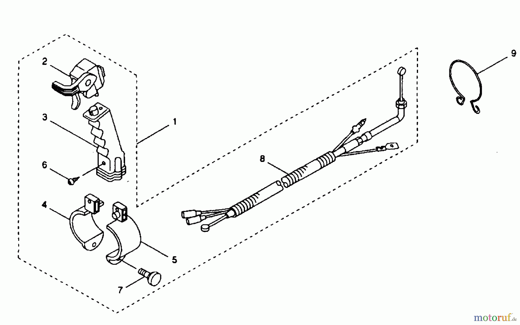  Tanaka Blasgeräte, Sauger, Häcksler, Mulchgeräte TBL-505 - Tanaka Backpack Blower Optional Throttle Kit
