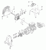 Tanaka TBC-280PF - Grass Trimmer Ersatzteile Muffler, Clutch & Cover
