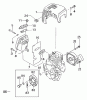 Tanaka TBC-420PF - Trimmer / Brush Cutter Ersatzteile Muffler, Cover & Clutch