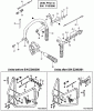 Tanaka TED-262 - Portable Gas Drill Listas de piezas de repuesto y dibujos Handles & Throttle (Units Prior to S/N P151800)