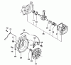 Tanaka TLE-600 - Walk-Behind Edger Spareparts Crankcase, Flywheel & Ignition
