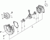 Tanaka TPE-250PF - Portable Edger Listas de piezas de repuesto y dibujos Crankcase, Flywheel, Pulley