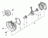 Tanaka TPE-260PF - Portable Edger Listas de piezas de repuesto y dibujos Crankcase, Flywheel, Pulley