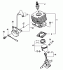 Tanaka TPE-260PF - Portable Edger Listas de piezas de repuesto y dibujos Cylinder, Piston, Crankshaft, Ignition