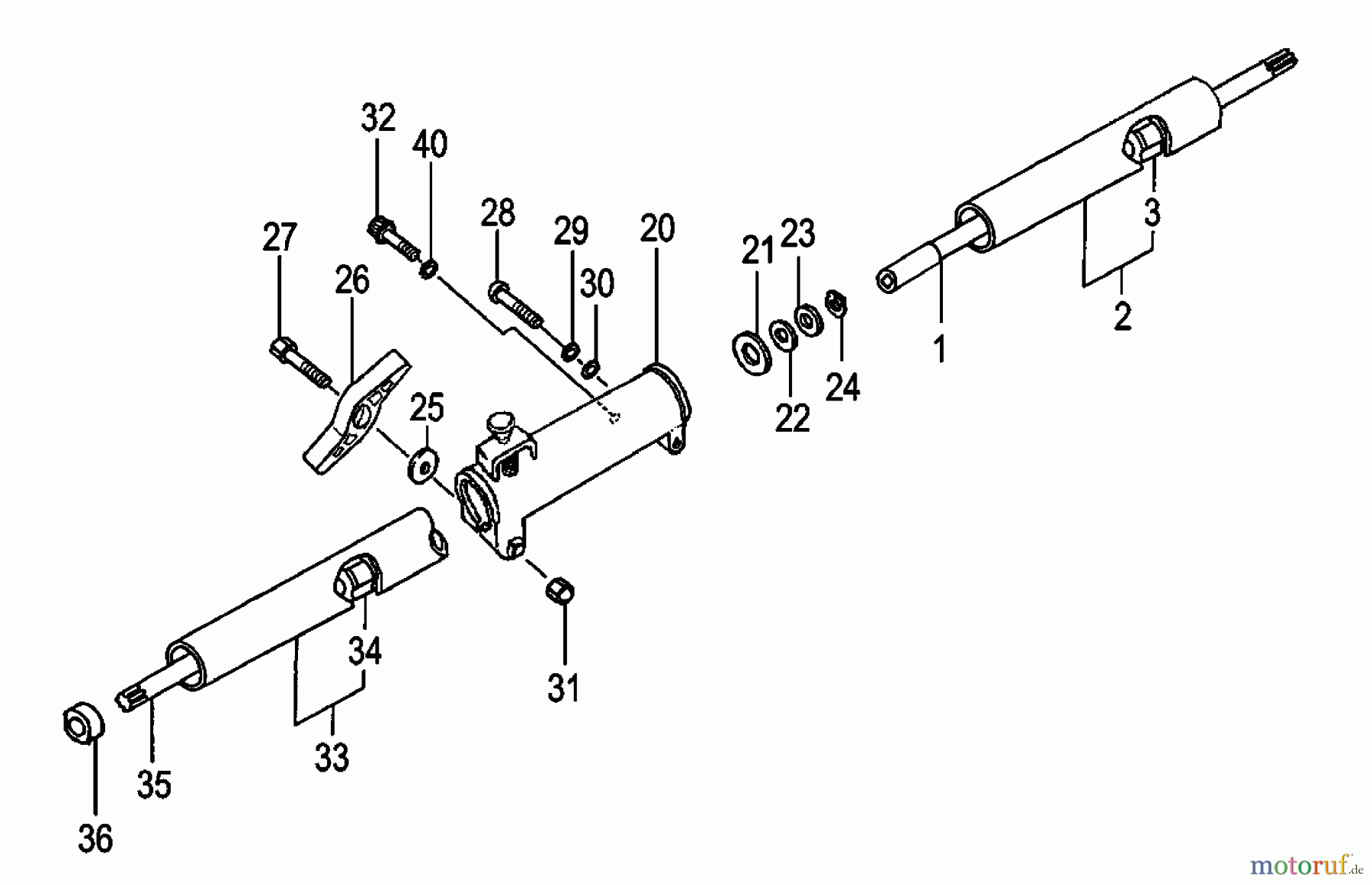 Tanaka Zubehör TBC-255SFK - Tanaka Smart Fit - 3 in 1 - Multi Task Tool Drive Shaft & Coupler