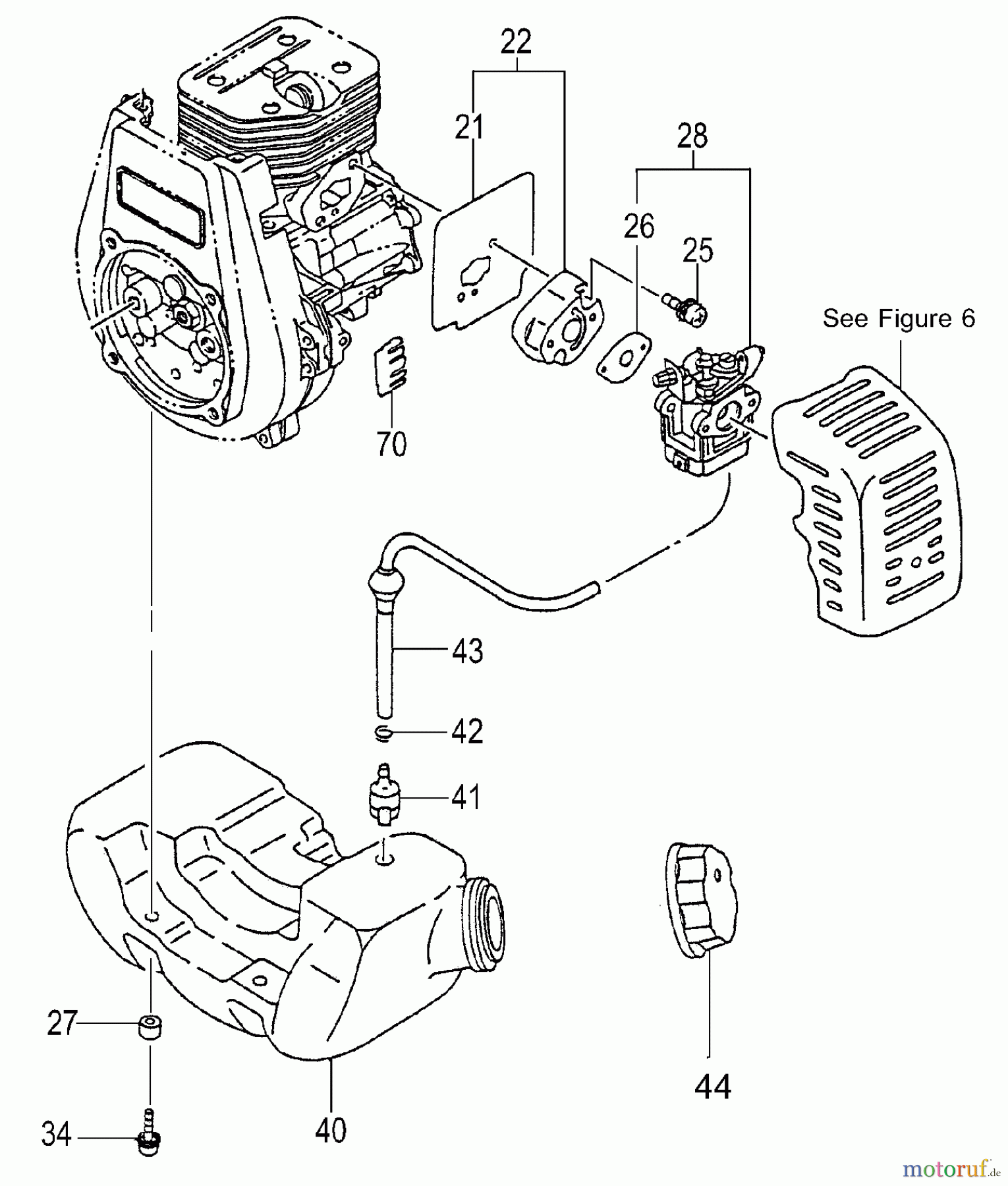  Tanaka Motoren TC-355 - Tanaka Utility / Scooter Engine Fuel System