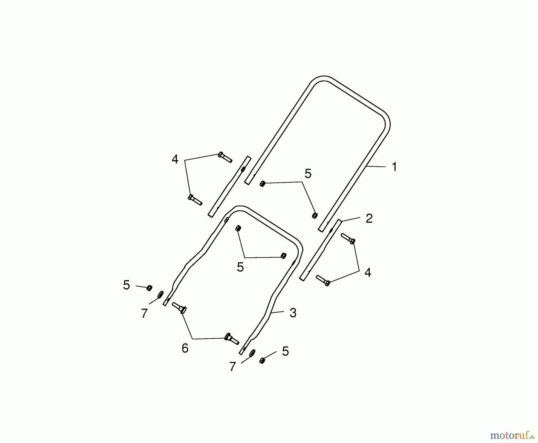 Wolf-Garten Spindelmäher TC 30 S 3624000 Serie A (2004) Holm