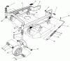 Toro 30136 - 36" Side Discharge Mower, 1984 (4000001-4999999) Pièces détachées 36" CARRIER FRAME MODEL NO. 30136